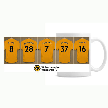 Personalised Wolverhampton Football Club Dressing Room Mug