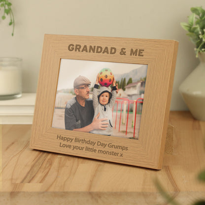 Personalised Grandad & Me Photo Frame 5x7