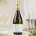 Personalised Botanical Anniversary Prosecco