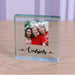 Cousins Photo Glass Token Keepsake Paperweight Gift