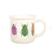 Off White Whimsical Beetle Mug