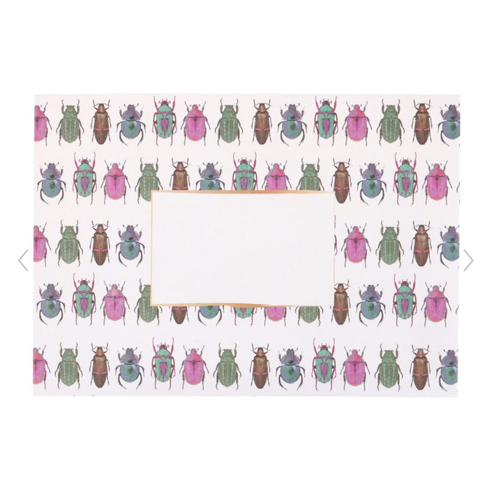 Lucky Amulet Beetle Good Luck Necklace Card