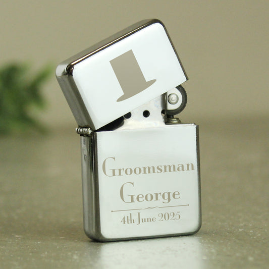 Engraved Groomsman Lighter