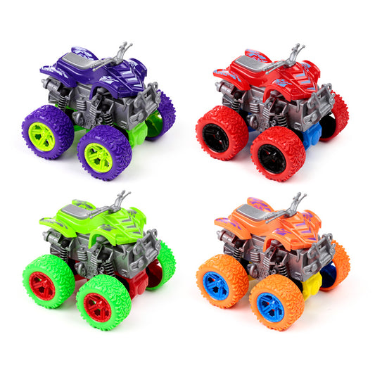 Quad Bike 4x4 Stunt Friction Push/Pull Action Toy