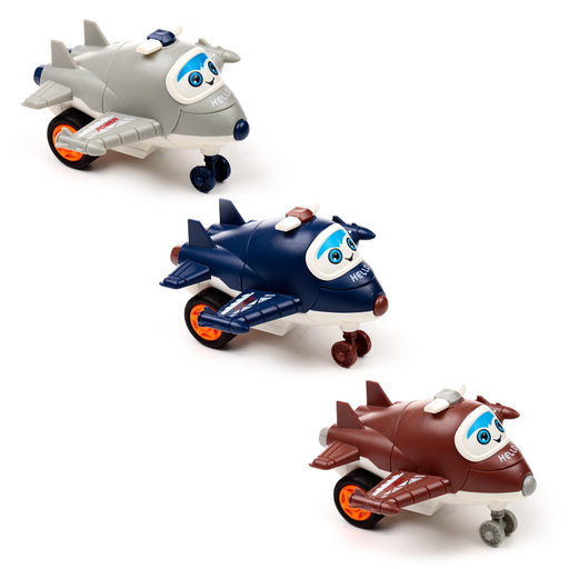 Cute Aeroplane Friction Push/Pull Action Toy