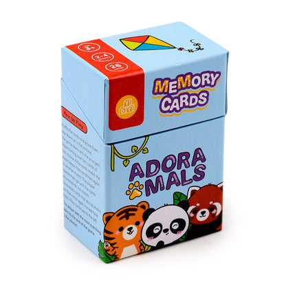 Adoramals Wild Animal Kids Memory Card Set