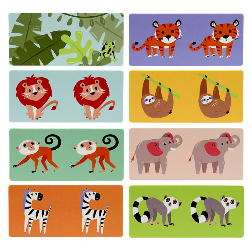 Zooniverse Zoo Animals Kids Dominoes Set