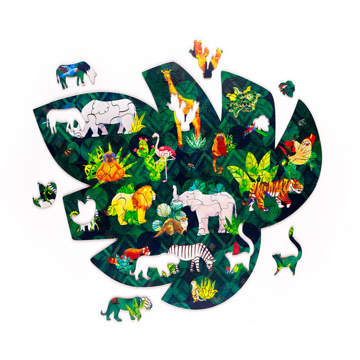 Animal Kingdom 130pc Shaped Jigsaw Puzzle