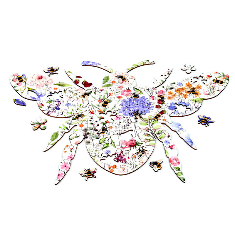 Nectar Meadows Bee 130pc Shaped Jigsaw Puzzle