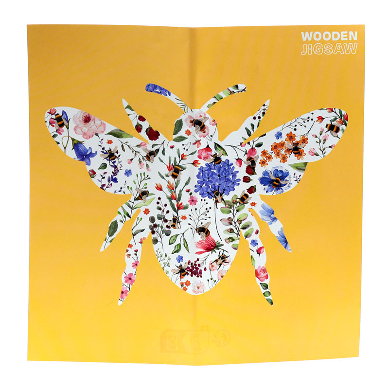 Nectar Meadows Bee 130pc Shaped Jigsaw Puzzle