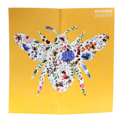 Nectar Meadows Bee 130pc Shaped Jigsaw Puzzle