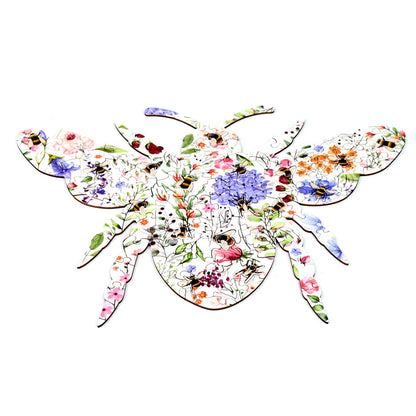 Nectar Meadows Bee 130pc Shaped Jigsaw Puzzle