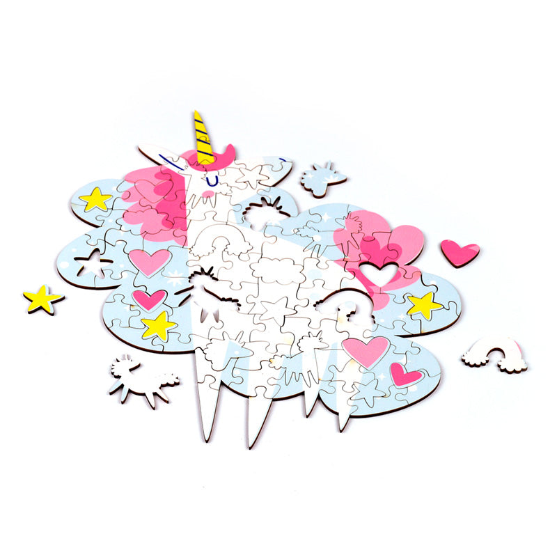 Unicorn Magic 90pc Shaped Jigsaw Puzzle