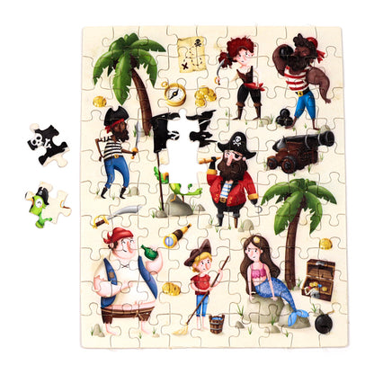 Jolly Roger Pirates 96pc Kids Jigsaw Puzzle