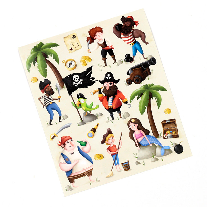 Jolly Roger Pirates 96pc Kids Jigsaw Puzzle