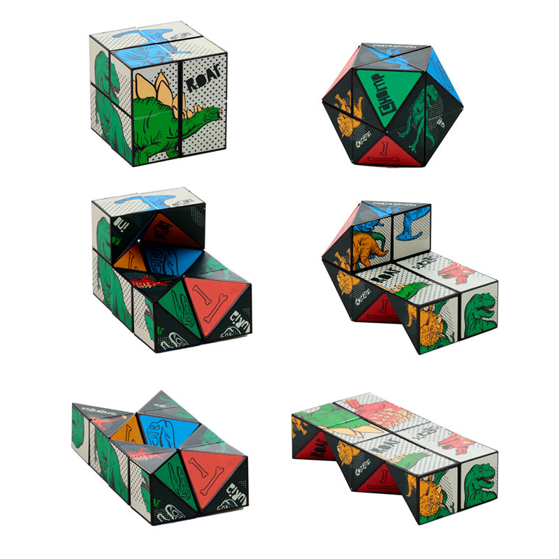 Dinosaur Puzzle Cube Toy