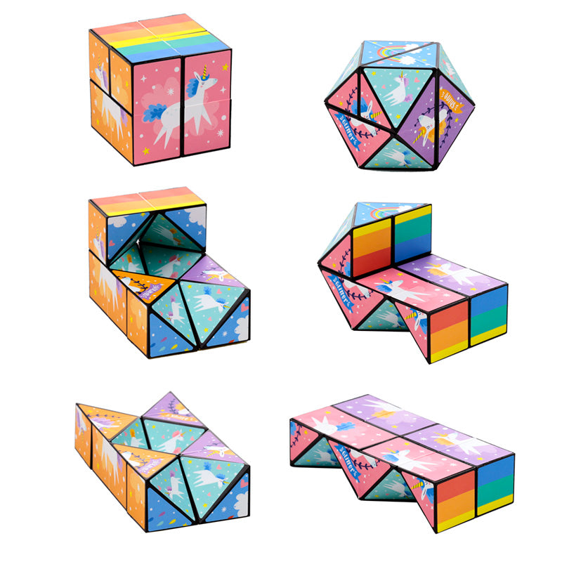 Unicorn Magic Puzzle Cube Toy