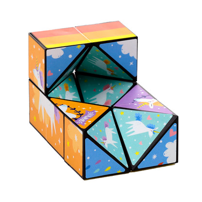 Unicorn Magic Puzzle Cube Toy