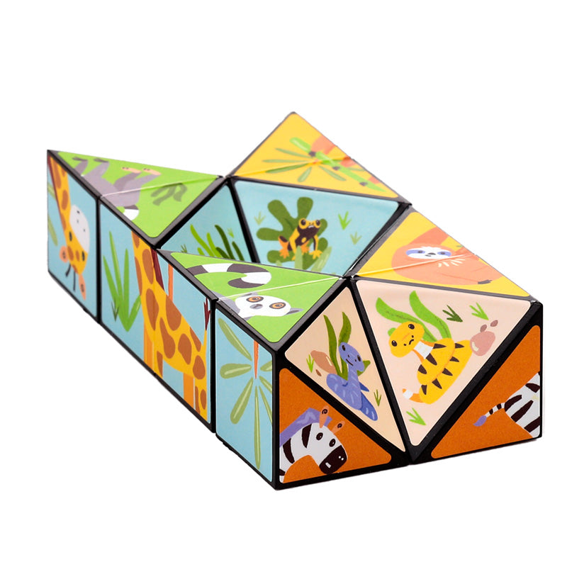 Zooniverse Zoo Animal Puzzle Cube Toy