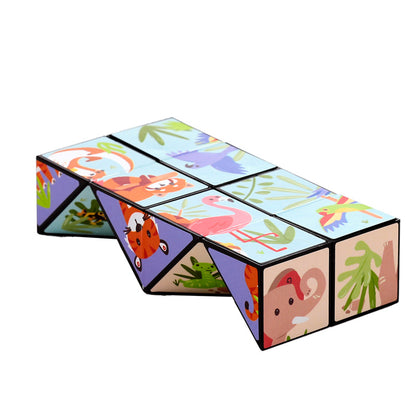 Zooniverse Zoo Animal Puzzle Cube Toy