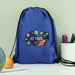 Personalised Space Design Swim & Kit Bag - Blue