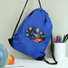 Personalised Space Design Swim & Kit Bag - Blue