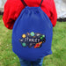 Personalised Space Design Swim & Kit Bag - Blue