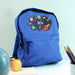 Personalised Space Design Kids Backpack - Blue