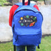 Personalised Space Design Kids Backpack - Blue