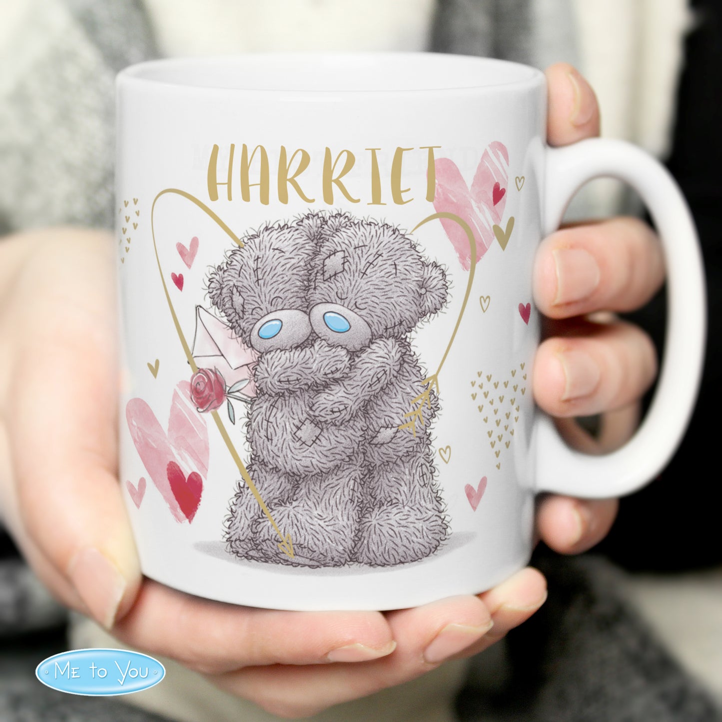 Personalised Me To You Hold You Forever & Ever Mug