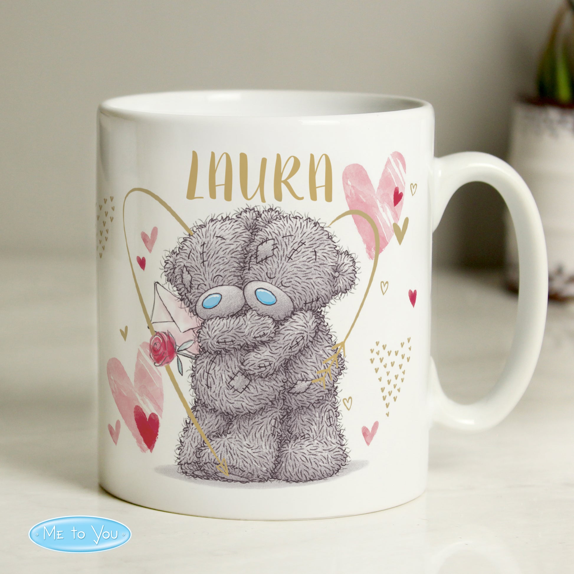 Personalised Me To You Hold You Forever & Ever Mug