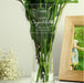 Personalised Retirement Hand Cut Diamante Heart Vase