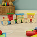 Personalised Wooden Train Toy Set - Circus Design