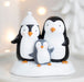 Penguin Family Resin Ornament Decoration 