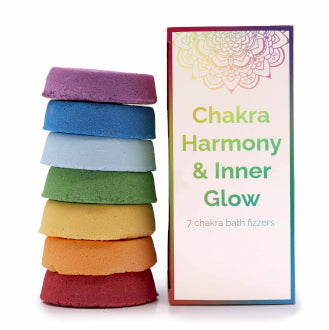 Chakra Harmony & Inner Glow Bath Bomb Fizz - Large Box 