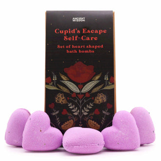 Cupids Escape Self Care Heart Bath Bomb Gift Set