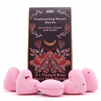 Enchanting Heart Heaven Heart Shaped Bath Bombs Gift Set