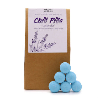 30 Lavender Chill Pills Bath Bomb Gift Pack 350g