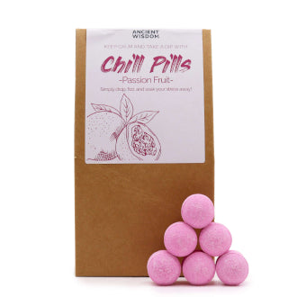 30 Passion Fruit Chill Pills Bath Bomb Gift Set 350g