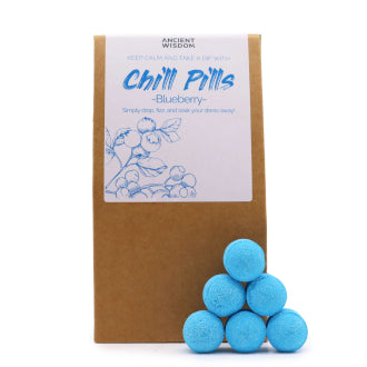 30 Blueberry Chill Pills Bath Bomb Gift Set 350g