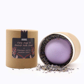 Enchanting Heart Heaven Clary Sage & Juniper Bath Bomb Aromatherapy Set