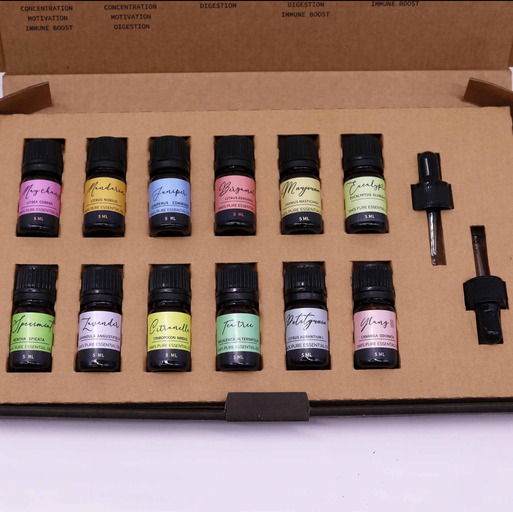 Vegan Cruelty Free Aromatherapy Essential Oil Gift Set - Spring