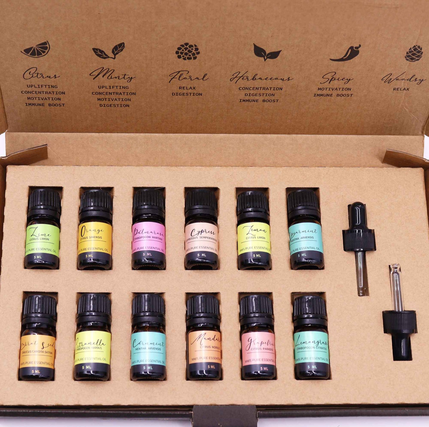 Vegan Friendly Cruelty Free Aromatherapy Essential Oil Gift Set - Summer