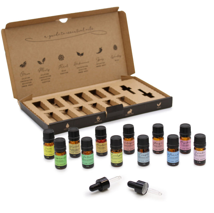 Vegan Friendly Cruelty Free Aromatherapy Essential Oil Gift Set - Starter Pack