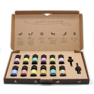 Vegan Friendly Cruelty Free Aromatherapy Essential Oil Gift Set - The Top 12