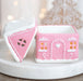 Christmas Gingerbread House Oil Burner Decoration - Pink