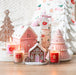 Christmas Gingerbread House Oil Burner Decoration - Pink