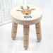 Personalised Cute Deer Kids Wooden Stool