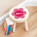 Personalised Kid’s Flower Wooden Stool