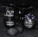 Halloween Black Spider Teacup Mug